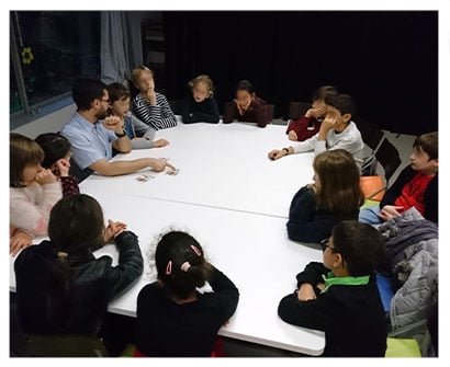 Atelier de magie dans la Bibliothèque de Lyon