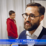 Portrait de Matt Morgan magicien Lyon au journal télévisé 13h de TF1