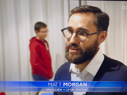Portrait de Matt Morgan magicien Lyon au journal télévisé 13h de TF1